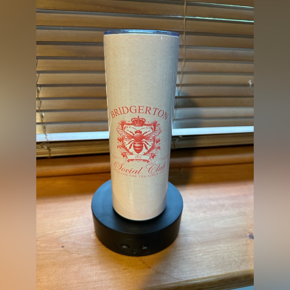 Pink Bridgerton Theme 20oz Skinny Stainless Steel Tumbler